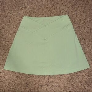 NWT VICTORIA SECRET PINK CROSSOVER SKORT WITH POCKETS / GREEN / SIZE LARGE
